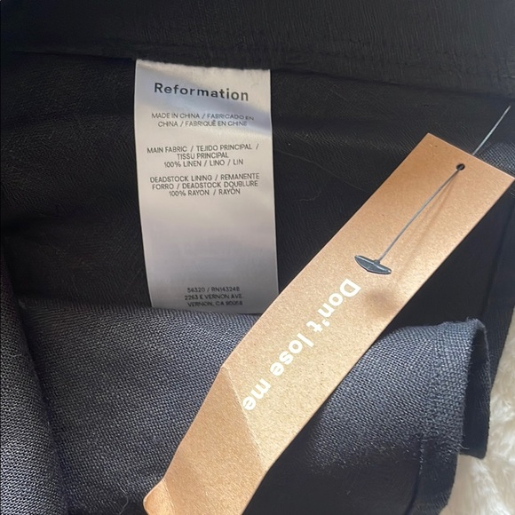 Reformation Black Linen Dress - Picture 7 of 9